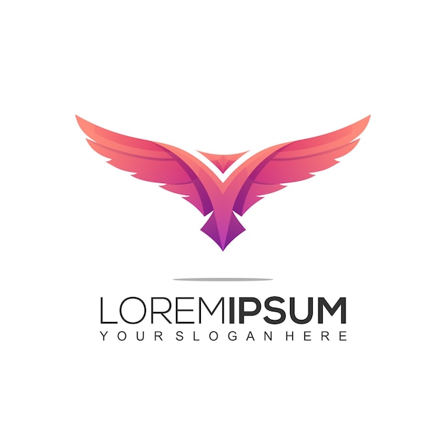 Modern Eagle Logo Design Template