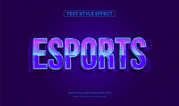 Modern editable letter text effect