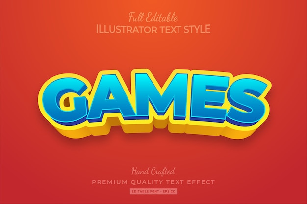 Modern Editable  Text Style Effect Premium