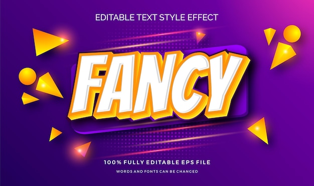 Modern editable Text style Effect with. Editable text. .