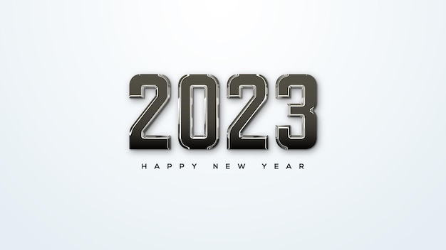 Modern and elegant happy new year 2023