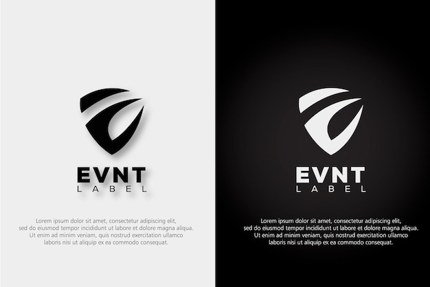 modern elegant letter E logo inspiration design