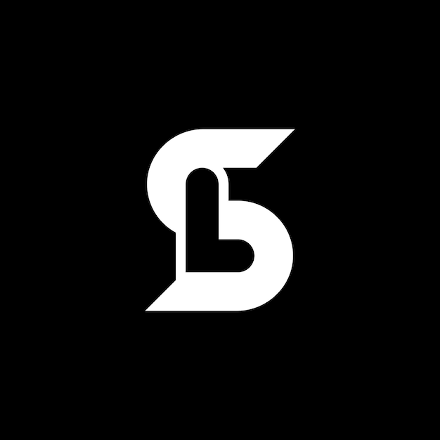 modern and elegant letter SL or LS initial logo