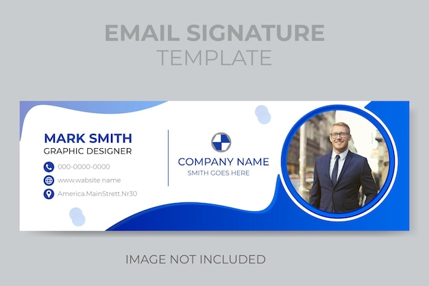 Modern Email Signature Design Template