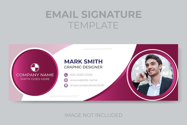 Modern Email Signature Design Template