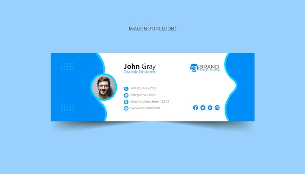 Modern Email Signature Template Design