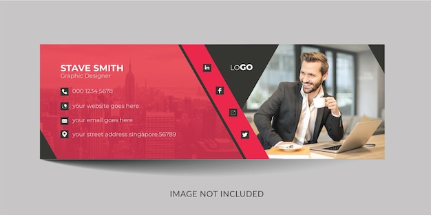 modern email signature template