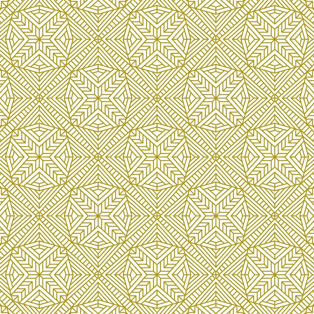 modern ethnic mandala gold pattern line background