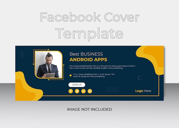 Modern facebook cover template and business banner