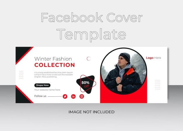 Modern facebook cover template and business banner