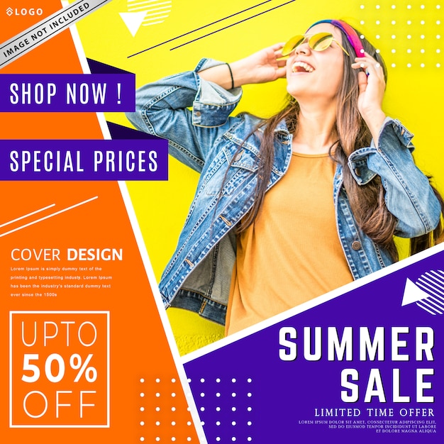 Modern Fashion Sale Banner template