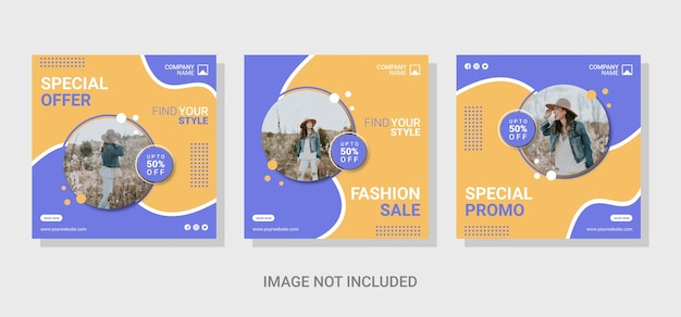 Modern Fashion Social Media Post Template