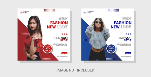 Modern Fashion Social Media Post Template