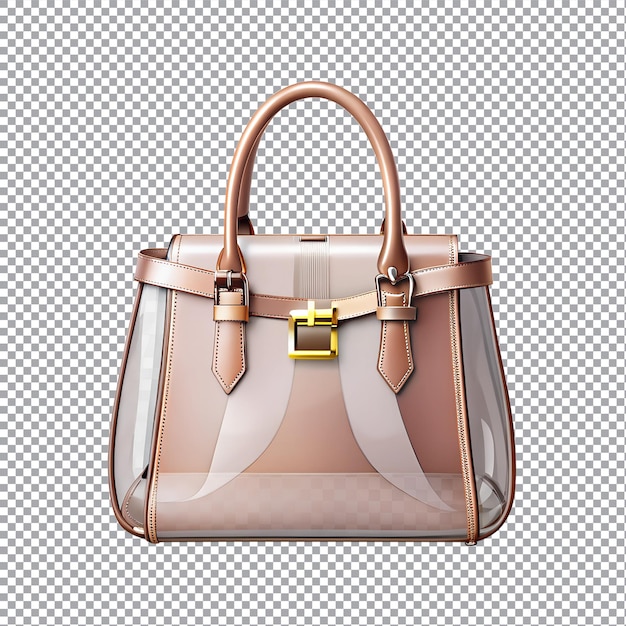 Vector modern fashion women handbag on a transparent background