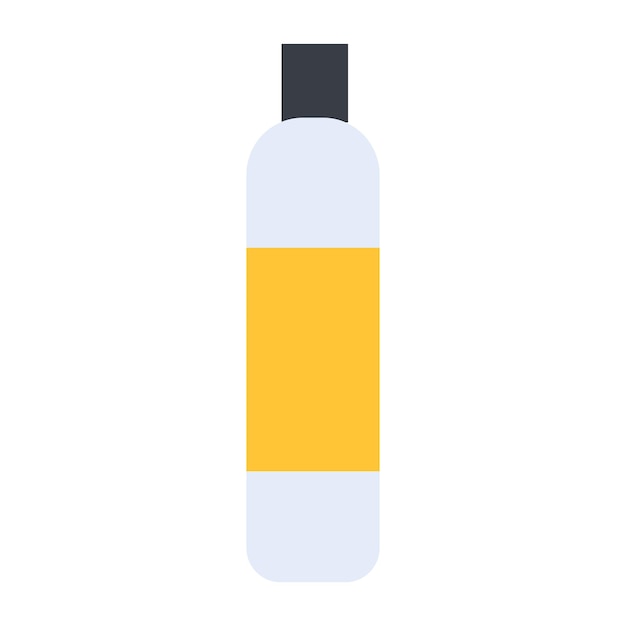 Modern flat icon of water bottle 