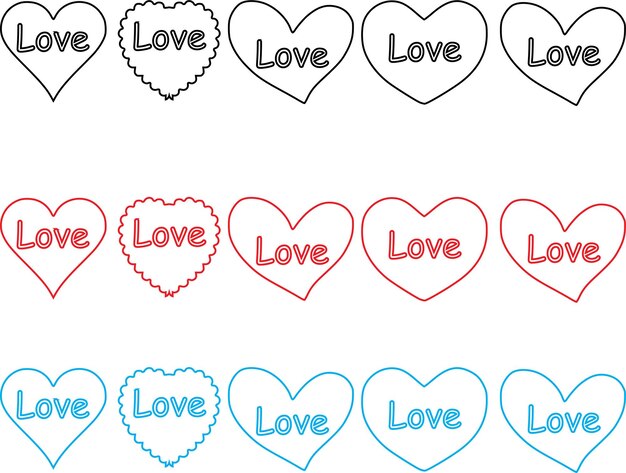 Vector modern flat valentine love signsymbol for web site design button to mobile app logo heart