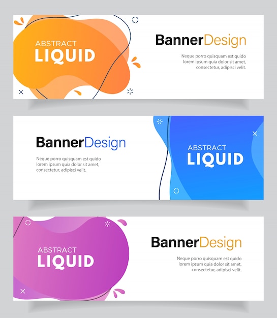 Modern fluid for flash sale banners