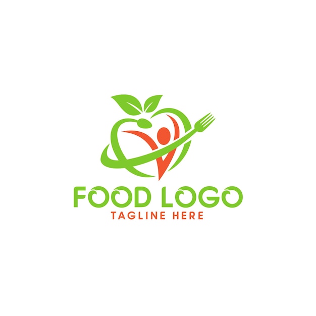 Modern Food company logo design template Homemade food logo template