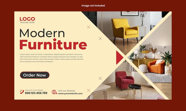 Modern Furniture design socail media banner