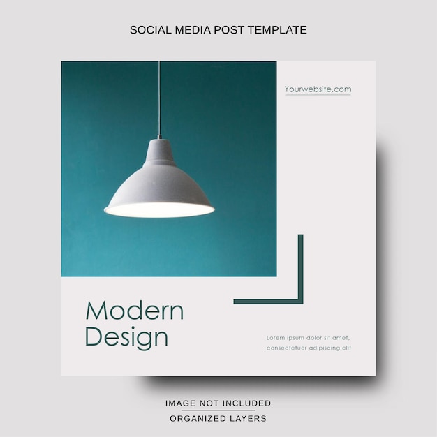 Modern furniture instagram post premium