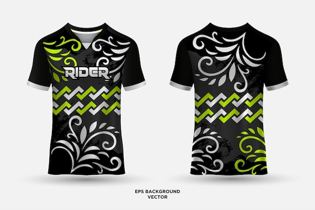 Modern and Futuristic design jersey suitable for racing soccer gaming e sports and cycling