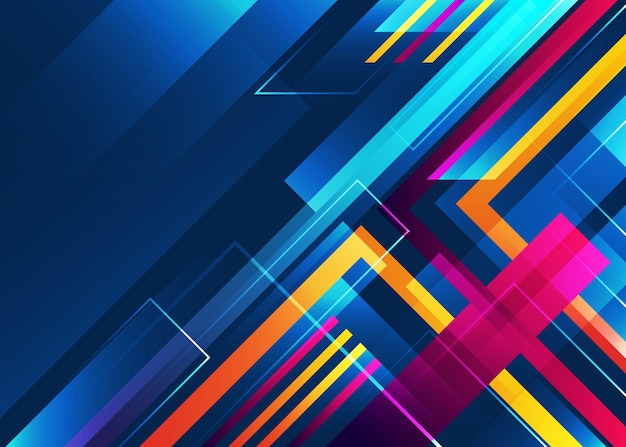 Modern futuristic gradient geometric background