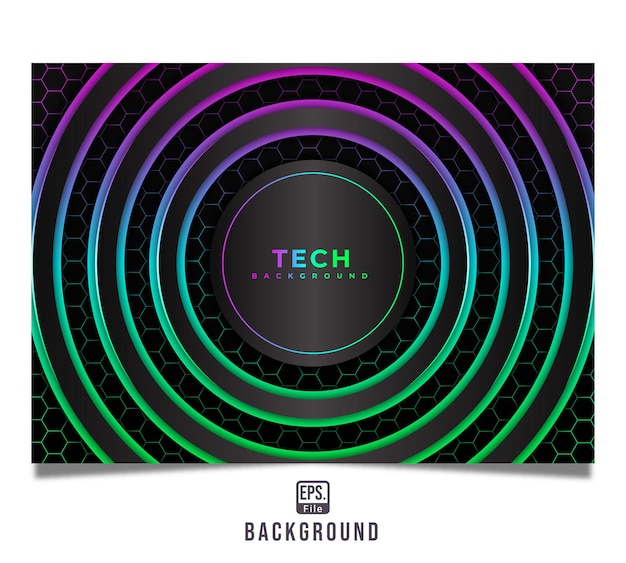 Modern Futuristic technology RGB style Background