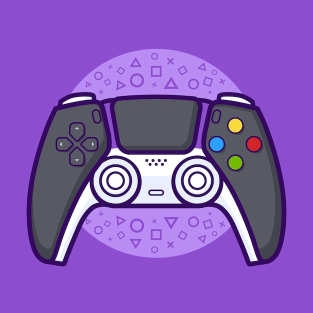 Modern gamepad esport vector