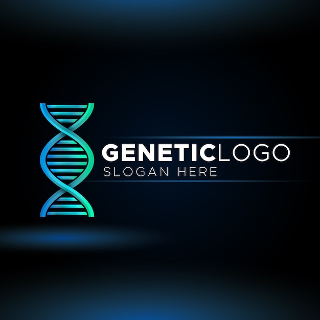 Modern genetic dna logo