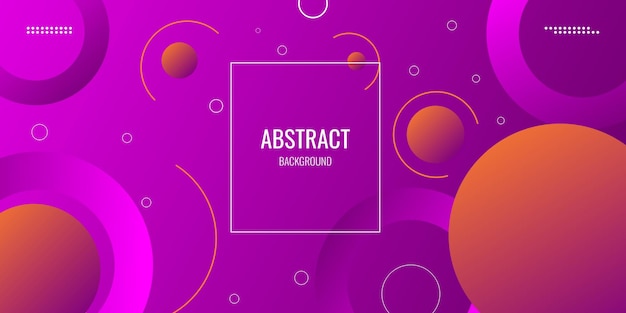 Modern geometric abstract background with circle