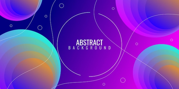 Modern geometric abstract background with colorful gradient