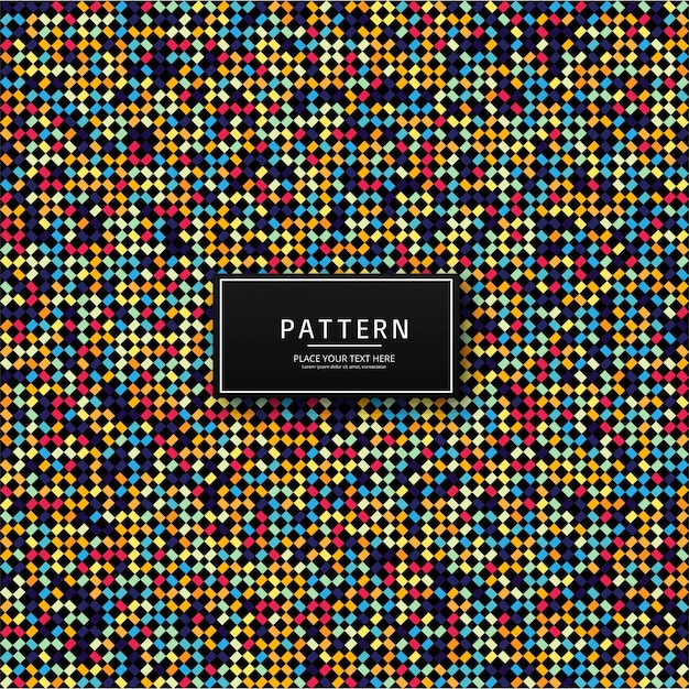 Modern geometric colorful seamless pattern design