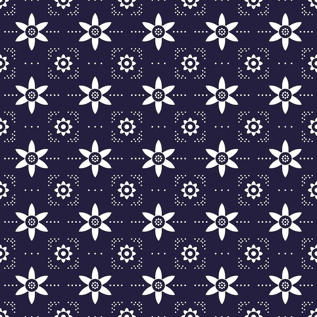 Modern geometric seamless pattern background. Classic batik wallpaper.