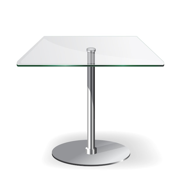 Modern glass table