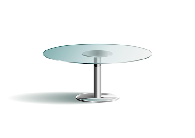 Modern glass table