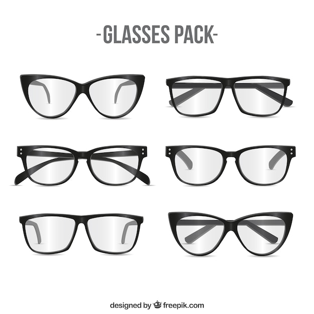 Modern glasses pack