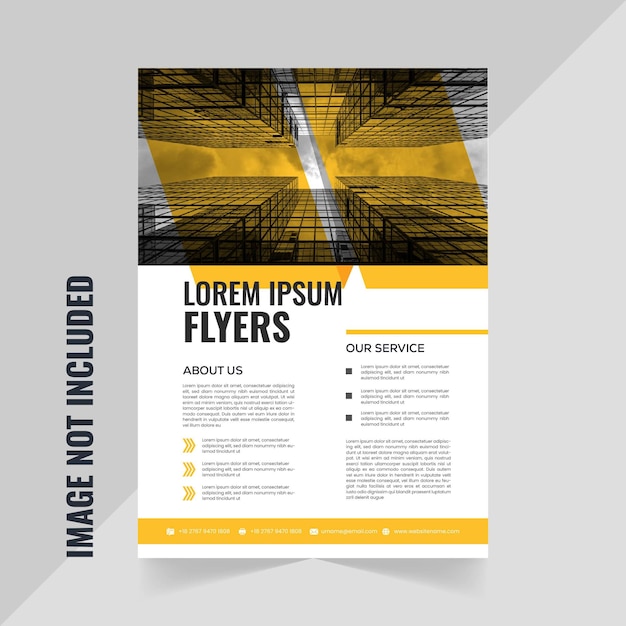 Modern Gold Color Business Flyer Templates for Effective Marketing