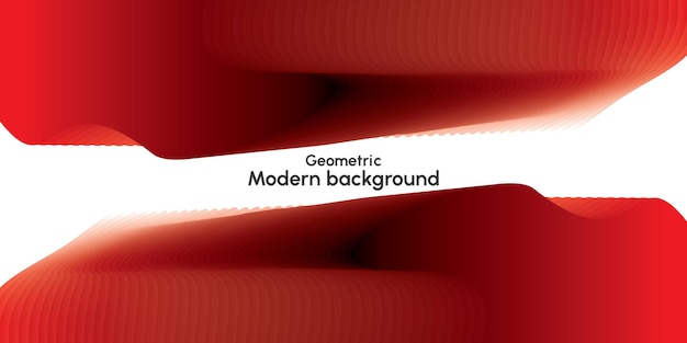 Modern gradient red color shape background