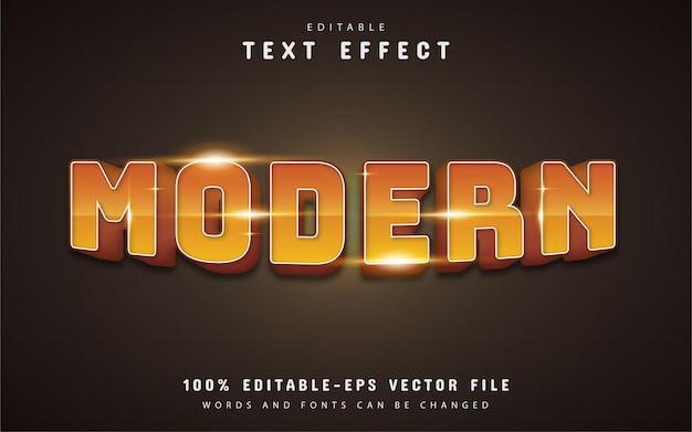 Modern gradient text effect