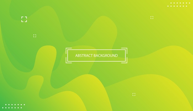 Modern green abstract background in minimal style