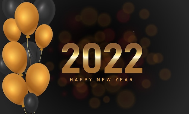 Modern happy new year background Template