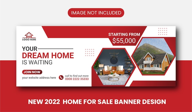 Modern home for sale social media post template design vector corporate social media post design