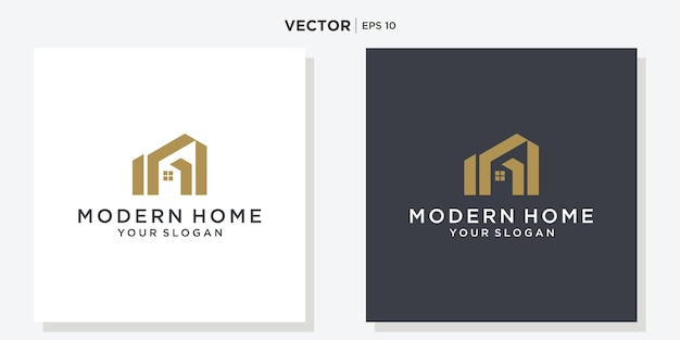 modern House Logo Design Inspiration, Vector Illustration