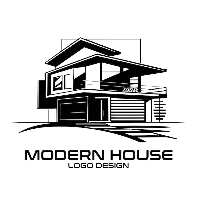 Modern House Vector Logo Design