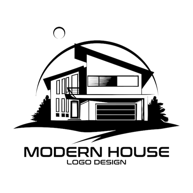 Modern House Vector Logo Design