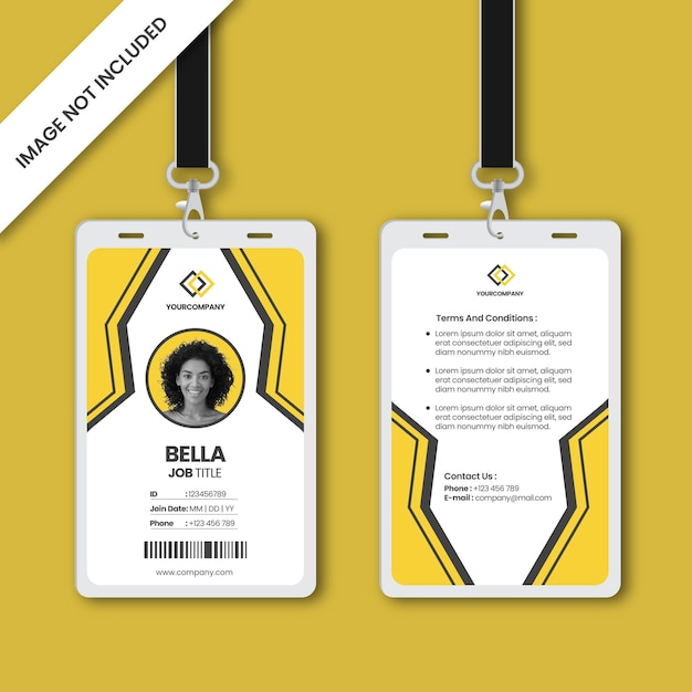 Modern ID Cards Vector Template