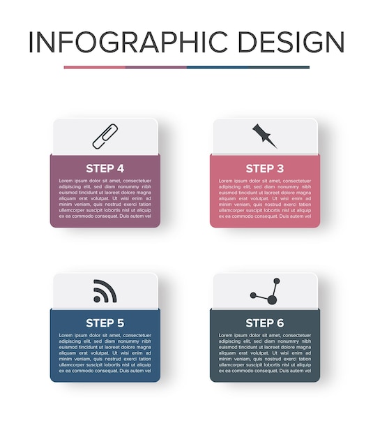 Modern Infographic Design element set business elegant presentation