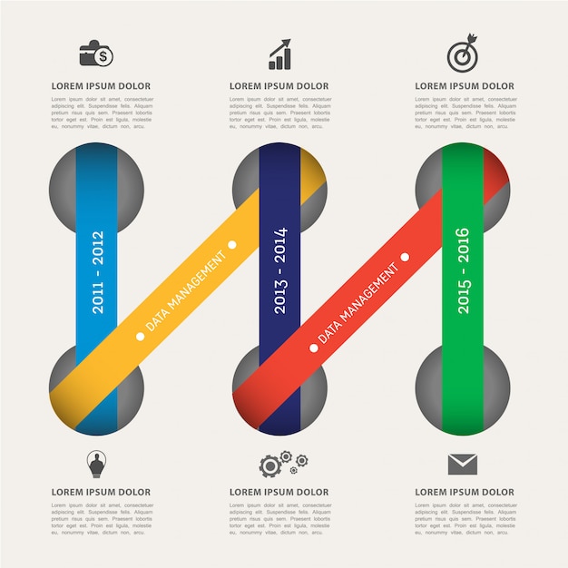 Modern Infographic element template