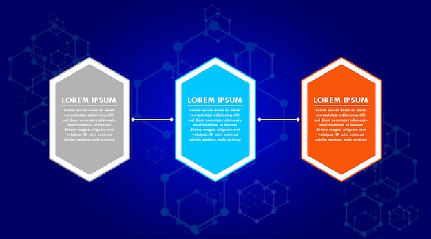 Vector modern infographic template vector design