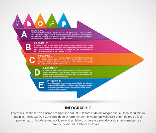 Modern infographics template.